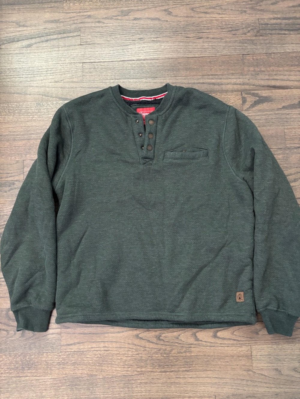 Coleman Olive Green Button-Up Shirt - Picture 2 of 14